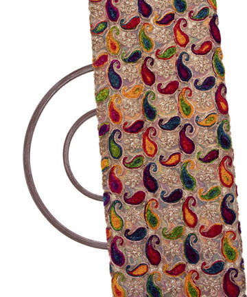 Net Embroidery Fabric Material Boutique Designer